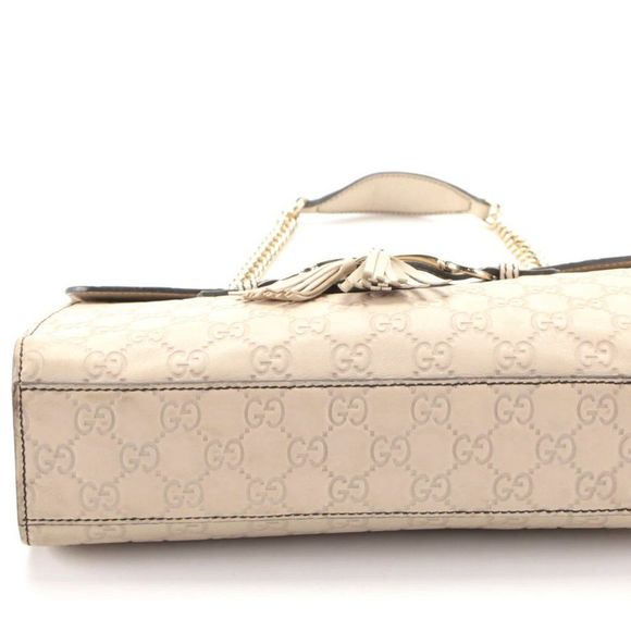 Authentic Gucci Emily Chain Flap Bag Medium in Guccissima Leather - Picture 6 of 12